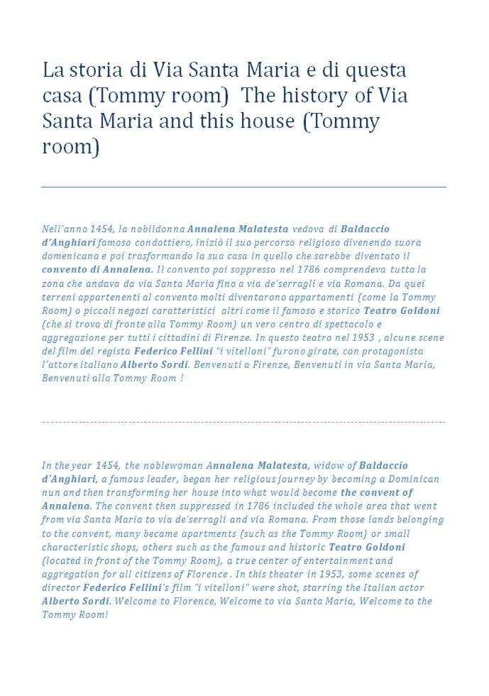 Tommyroom Florença Exterior foto